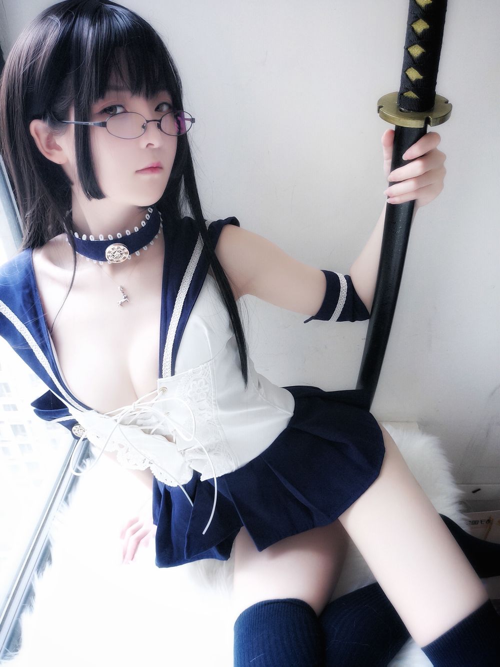 央泽的艺术魅力，NO.028《武士刀与水手服》惊艳登场-绅士乐园