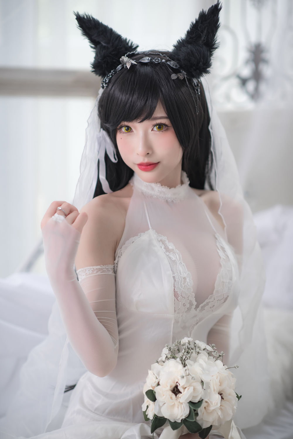 糯美子mini婚纱主题破解版图片大全，粉丝说太养眼了-绅士乐园
