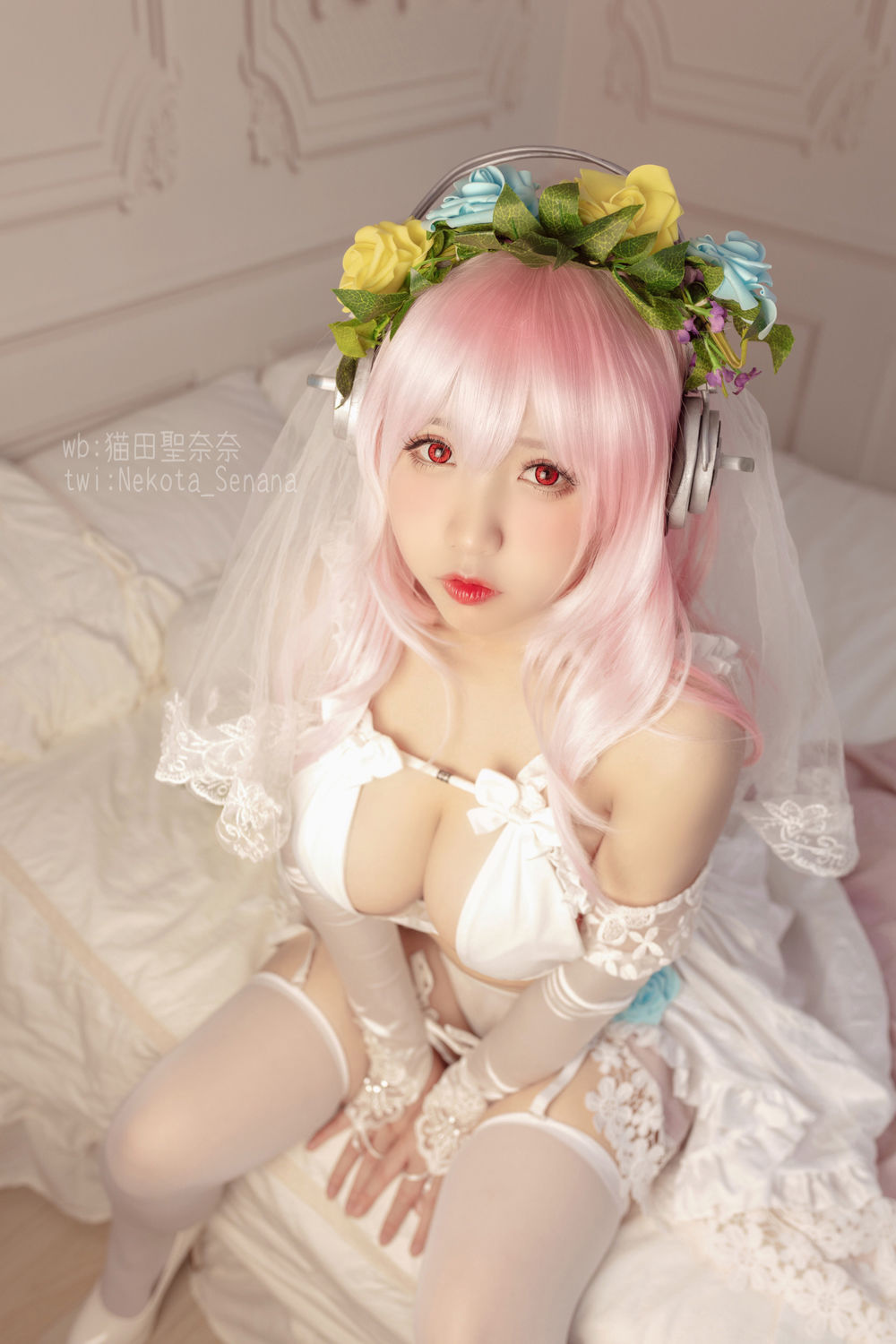 半半子花嫁结婚照更新至18套，粉丝用完十盒纸-绅士乐园