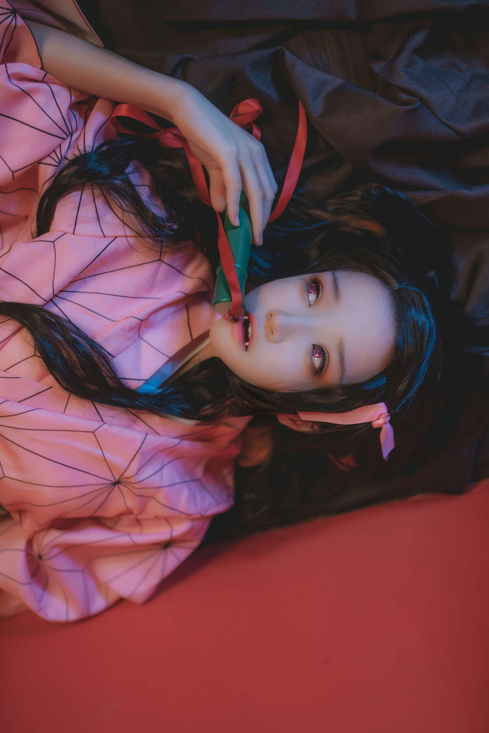 Hachi_小芭小姐姐cos《灶门祢豆子》完美扮演让人惊叹！-绅士乐园