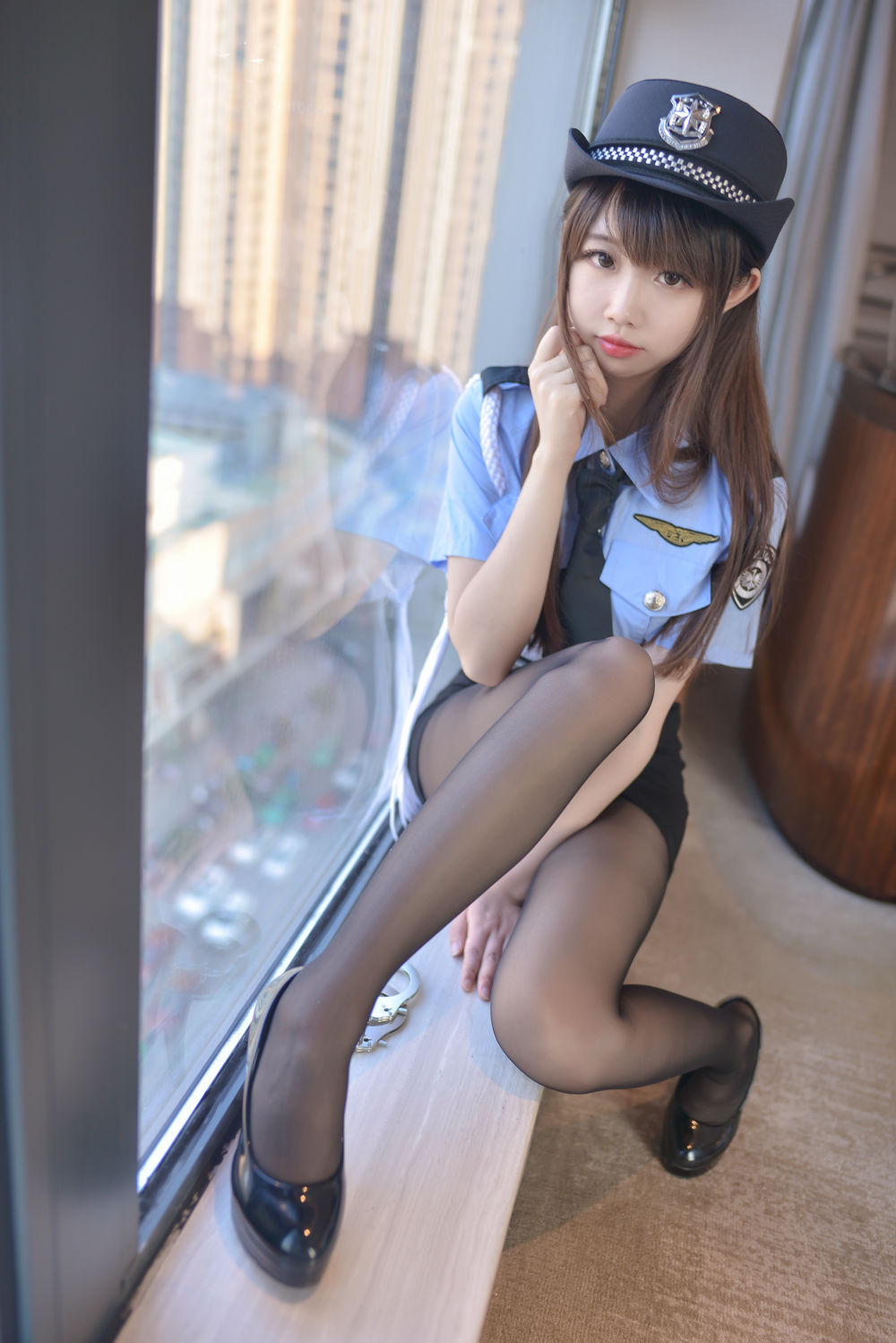 雪琪SAMA-女警9048